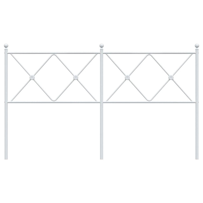 Tăblie de pat de schimb metalică, alb, 160 cm WALTI
