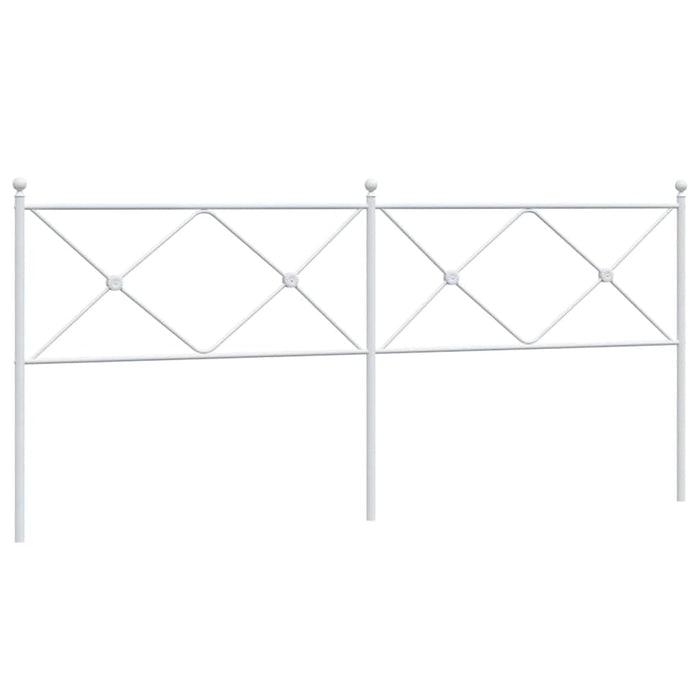 Tăblie de pat de schimb metalică, alb, 193 cm WALTI