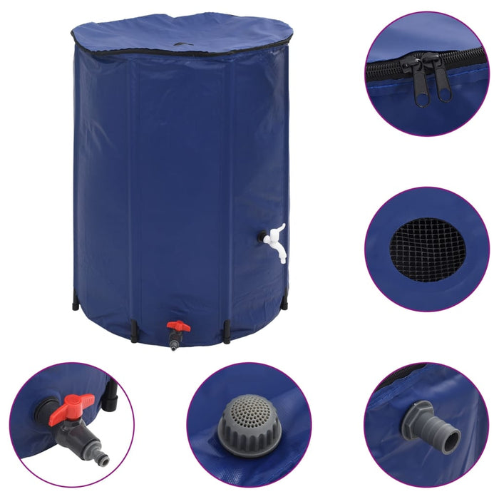 Rezervor de apă cu robinet, pliabil, 750 L, PVC - WALTI WALTI