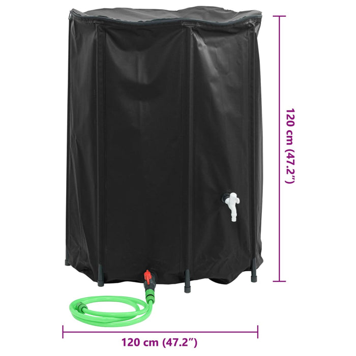 Rezervor de apă cu robinet, pliabil, 1350 L, PVC - WALTI WALTI