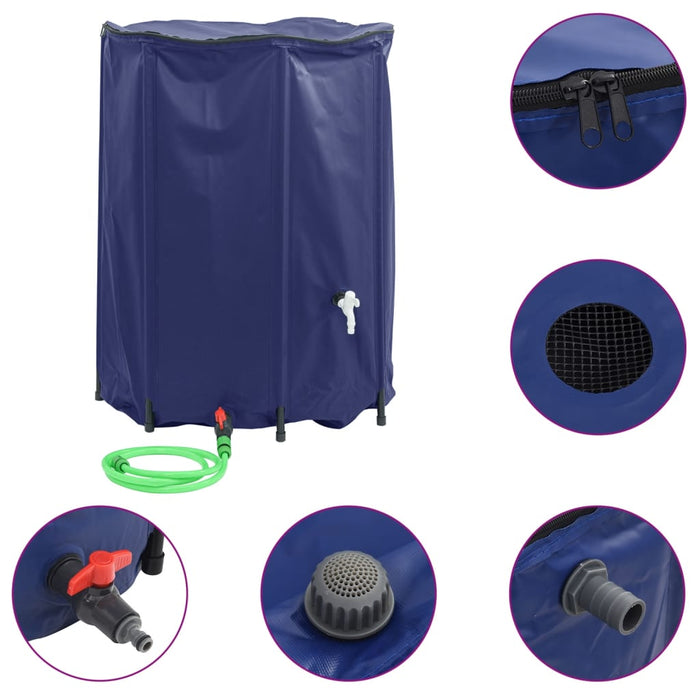 Rezervor de apă cu robinet, pliabil, 1350 L, PVC - WALTI WALTI