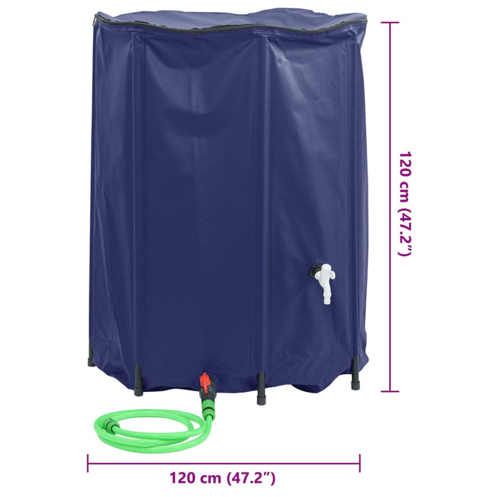 Rezervor de apă cu robinet, pliabil, 1350 L, PVC - WALTI WALTI