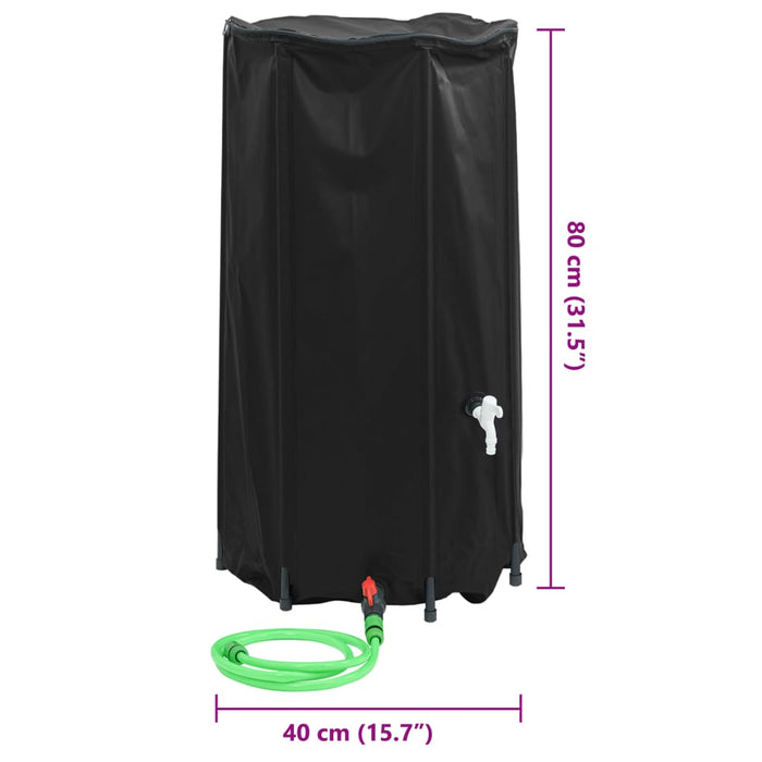 Rezervor de apă cu robinet, pliabil, 100 L, PVC - WALTI WALTI