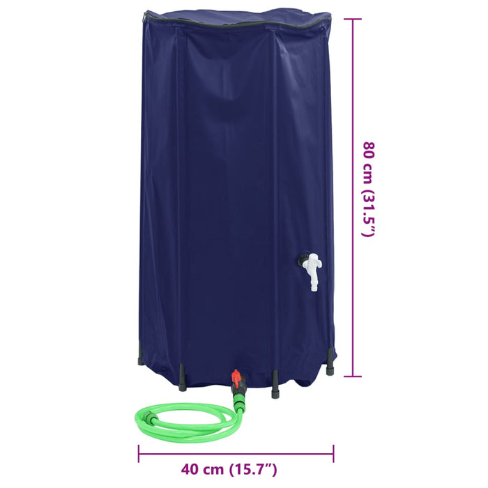 Rezervor de apă cu robinet, pliabil, 100 L, PVC - WALTI WALTI