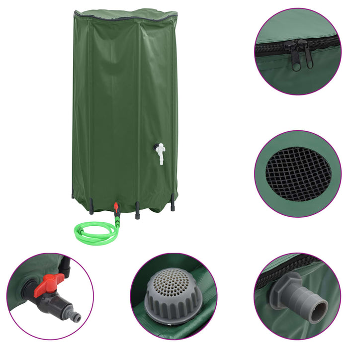 Rezervor de apă cu robinet, pliabil, 380 L, PVC - WALTI WALTI