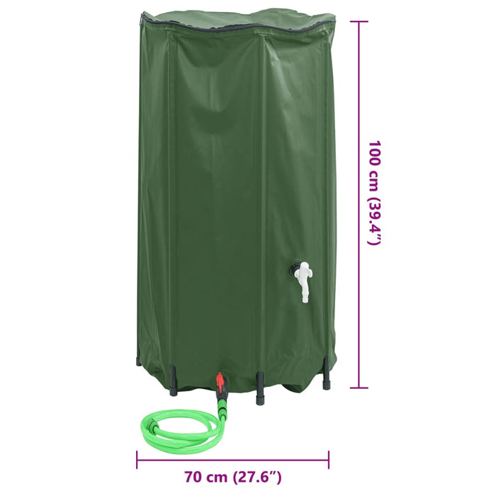 Rezervor de apă cu robinet, pliabil, 380 L, PVC - WALTI WALTI