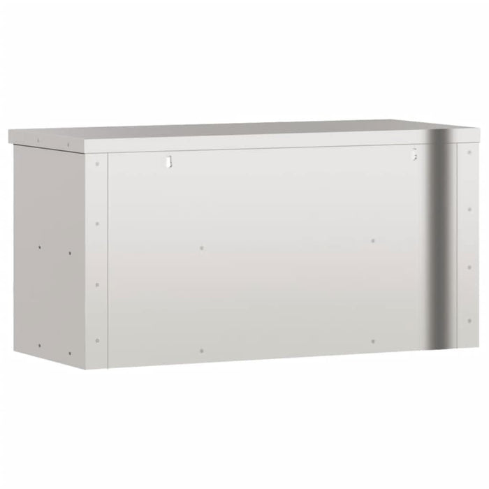Dulap bucătărie de perete cu raft, oțel inoxidabil - WALTI WALTI