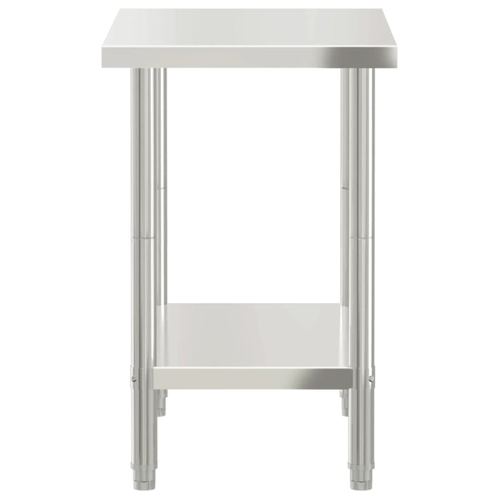 Masă de lucru pentru bucătărie, 82,5x55x85 cm, oțel inoxidabil - WALTI WALTI