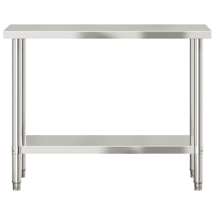 Masă de lucru pentru bucătărie, 110x55x85 cm, oțel inoxidabil - WALTI WALTI
