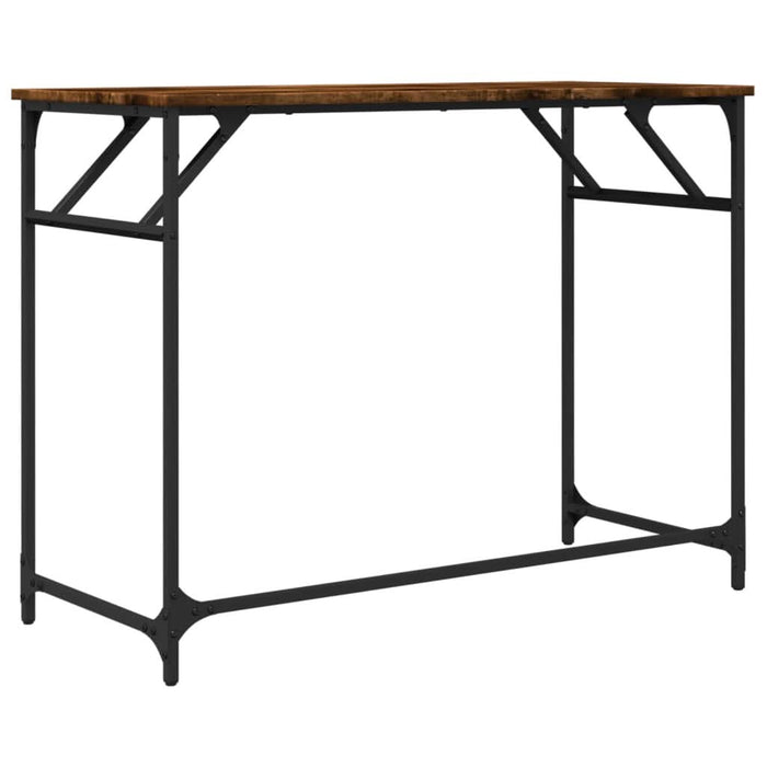 Birou stejar sonoma 100x45x76 cm lemn/oțel vopsit electrostatic - WALTI WALTI