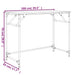 Birou stejar sonoma 100x45x76 cm lemn/oțel vopsit electrostatic - WALTI WALTI
