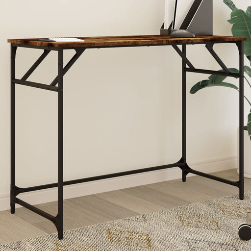 Birou stejar sonoma 100x45x76 cm lemn/oțel vopsit electrostatic - WALTI WALTI