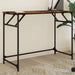 Birou stejar sonoma 100x45x76 cm lemn/oțel vopsit electrostatic - WALTI WALTI