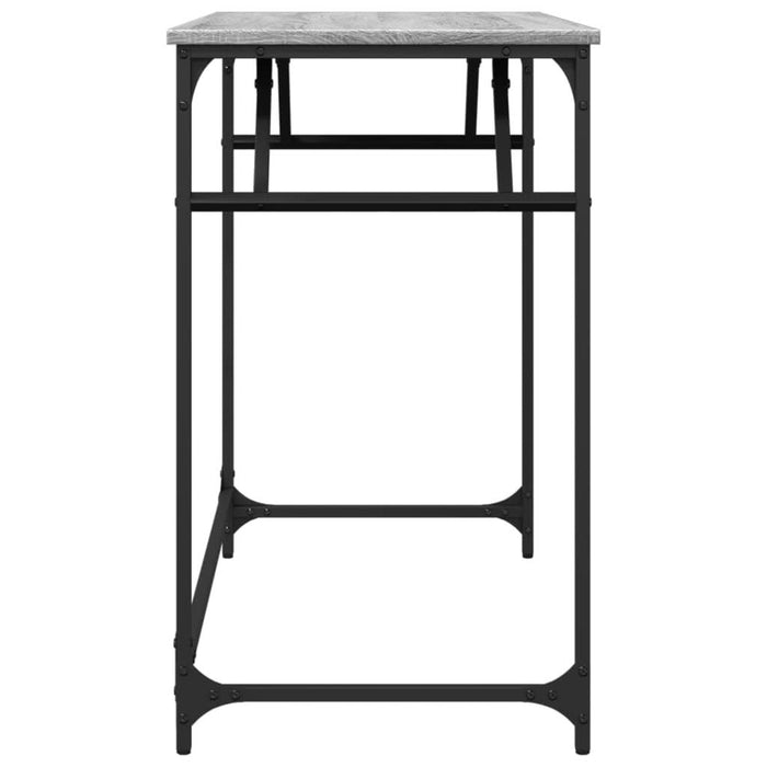 Birou gri sonoma 100x45x76 cm lemn/oțel vopsit electrostatic - WALTI WALTI