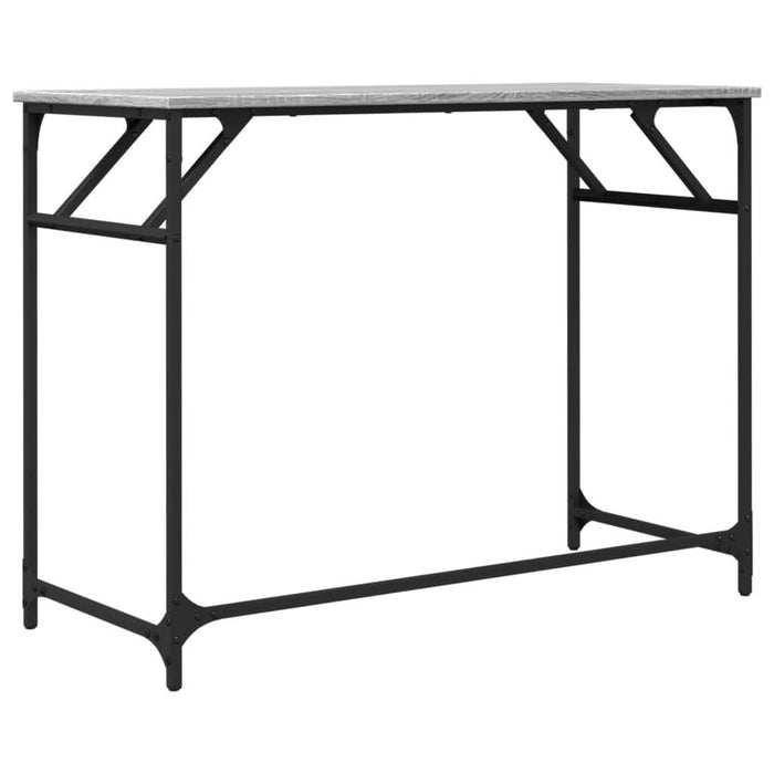Birou gri sonoma 100x45x76 cm lemn/oțel vopsit electrostatic - WALTI WALTI