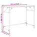 Birou gri sonoma 100x45x76 cm lemn/oțel vopsit electrostatic - WALTI WALTI