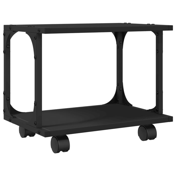 Suport imprimantă 2 niveluri negru 41x28x33,5 cm lemn prelucrat WALTI