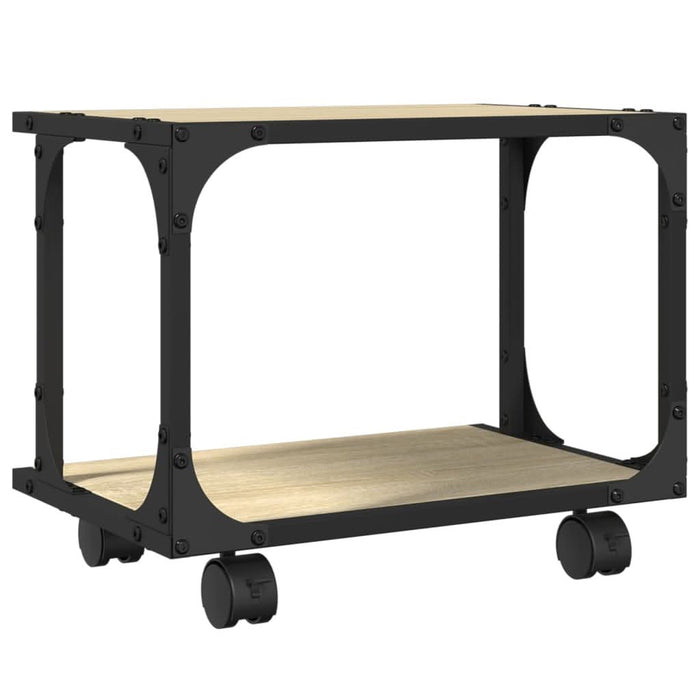 Suport imprimantă 2 niveluri stejar sonoma 41x28x33,5 cm lemn - WALTI WALTI