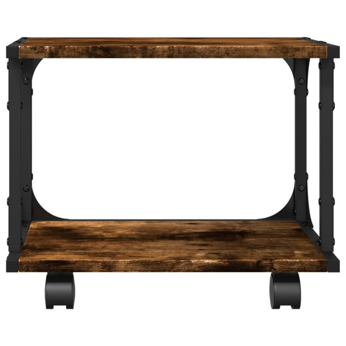Suport imprimantă 2 niveluri stejar fumuriu 41x28x33,5 cm lemn - WALTI WALTI
