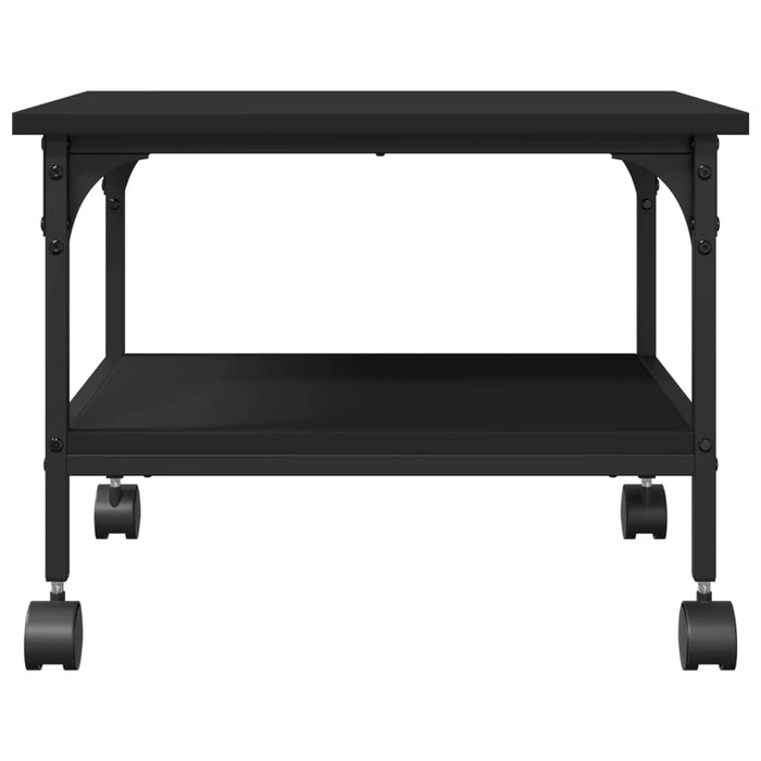 Suport imprimantă 2 niveluri negru 50x40x38 cm lemn prelucrat WALTI
