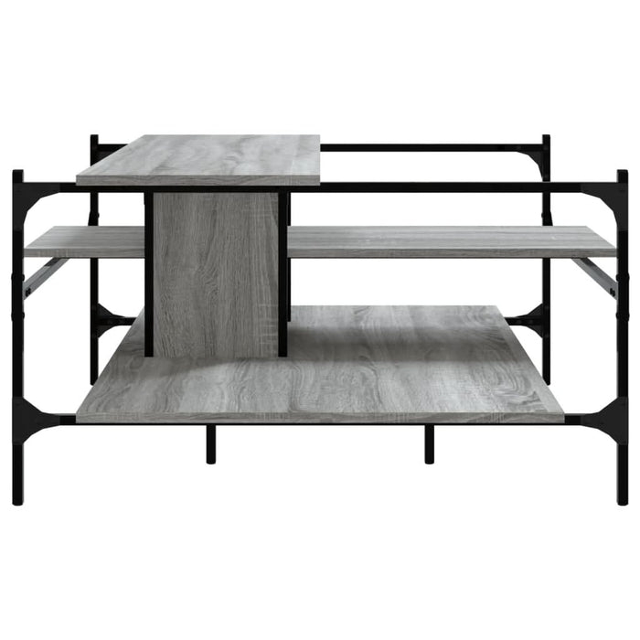 Măsuță de cafea gri sonoma 100x100x48,5 cm lemn prelucrat - WALTI WALTI