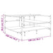 Măsuță de cafea gri sonoma 100x100x48,5 cm lemn prelucrat - WALTI WALTI