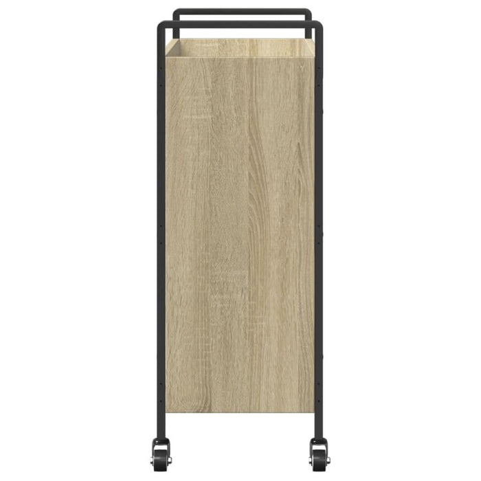 Cărucior de bucătărie stejar sonoma 70x30x82 cm lemn prelucrat - WALTI WALTI