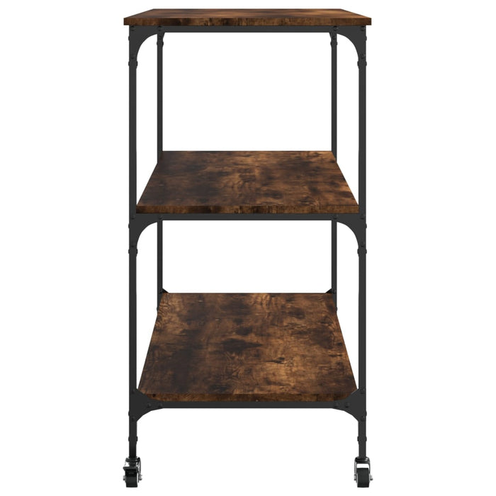 Cărucior de bucătărie stejar fumuriu 102x50x95 lemn prelucrat - WALTI WALTI