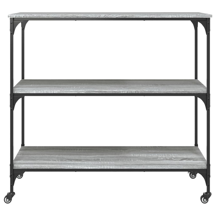 Cărucior de bucătărie, gri sonoma 102x50x95 cm lemn prelucrat - WALTI WALTI