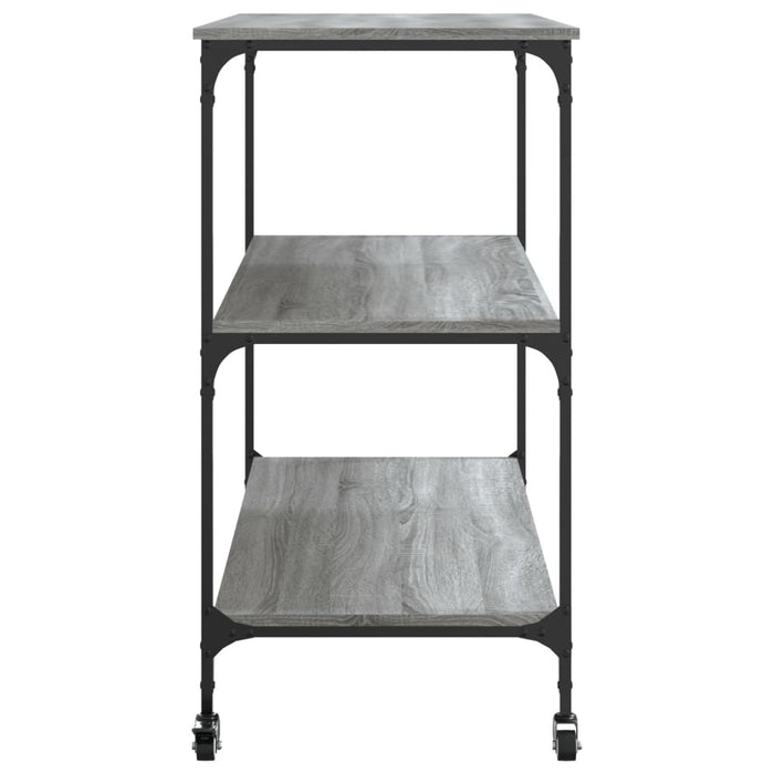 Cărucior de bucătărie, gri sonoma 102x50x95 cm lemn prelucrat - WALTI WALTI
