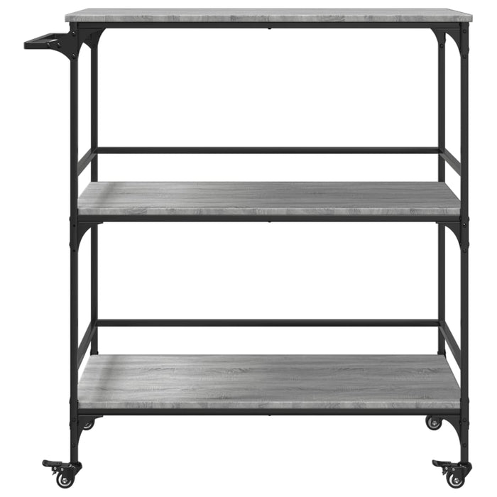 Cărucior de bucătărie, gri sonoma 100,5x50x105cm lemn prelucrat - WALTI WALTI