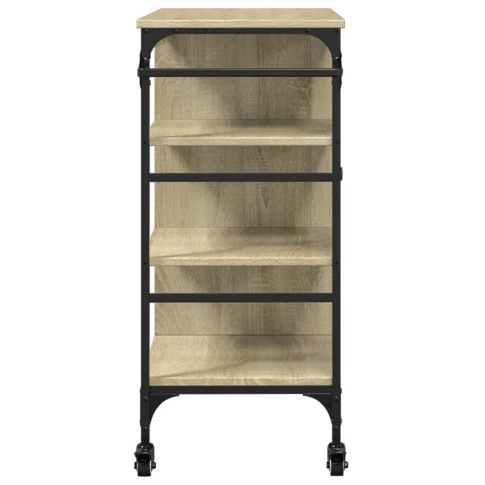 Cărucior de bucătărie, stejar sonoma, 87,5x38,5x84,5 cm, lemn - WALTI WALTI