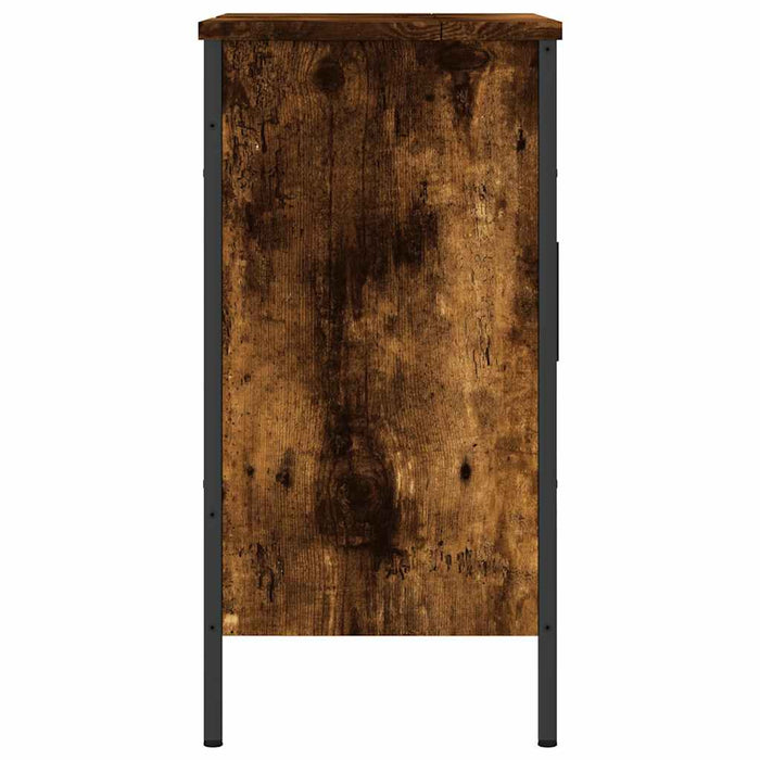 Dulap chiuvetă baie, stejar fumuriu, 60x30x60 cm lemn prelucrat - WALTI WALTI