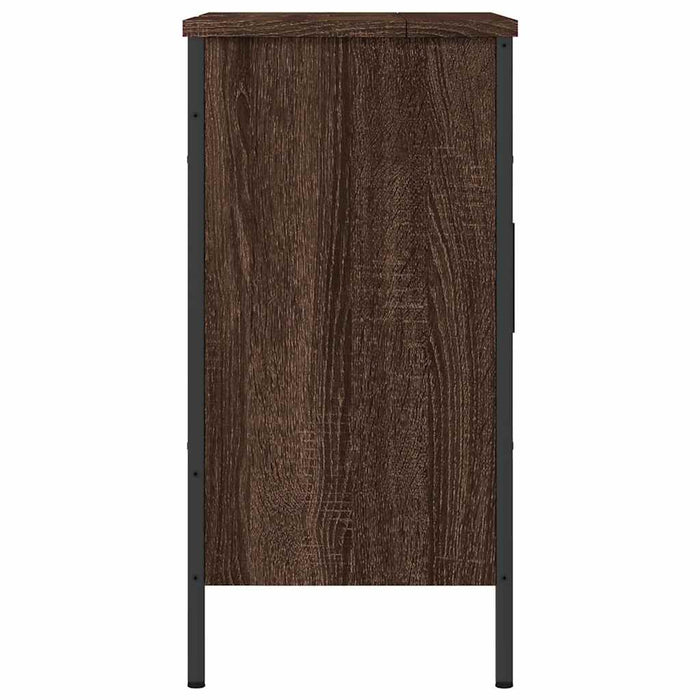 Dulap chiuvetă de baie, stejar maro, 60x30x60 cm lemn prelucrat WALTI