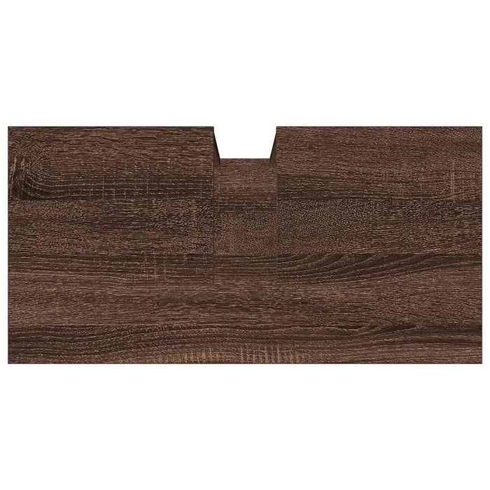 Dulap chiuvetă de baie, stejar maro, 60x30x60 cm lemn prelucrat WALTI