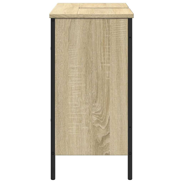 Dulap chiuvetă baie, stejar sonoma, 80x30x60 cm, lemn prelucrat WALTI
