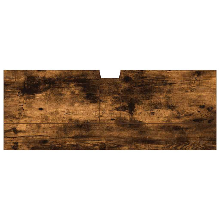 Dulap chiuvetă baie, stejar fumuriu, 80x30x60 cm lemn prelucrat - WALTI WALTI