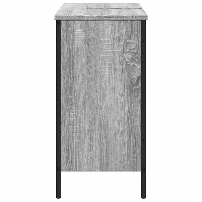 Dulap chiuvetă baie, gri sonoma, 80x30x60 cm, lemn prelucrat - WALTI WALTI