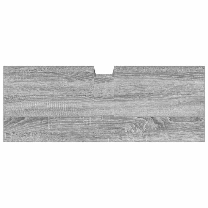 Dulap chiuvetă baie, gri sonoma, 80x30x60 cm, lemn prelucrat - WALTI WALTI