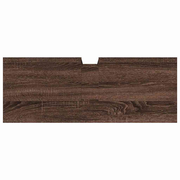 Dulap chiuvetă de baie, stejar maro, 80x30x60 cm lemn prelucrat - WALTI WALTI