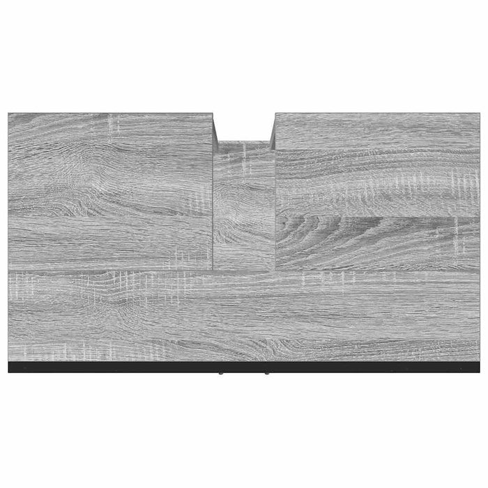 Dulap chiuvetă baie, gri sonoma, 60x33x60 cm, lemn prelucrat - WALTI WALTI