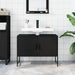 Dulap chiuveta de baie, negru, 80x33x60 cm, lemn compozit - WALTI WALTI