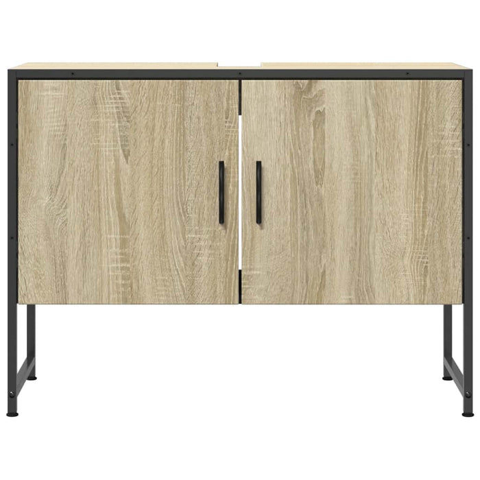 Dulap chiuveta de baie, stejar sonoma, 80x33x60cm lemn compozit - WALTI WALTI
