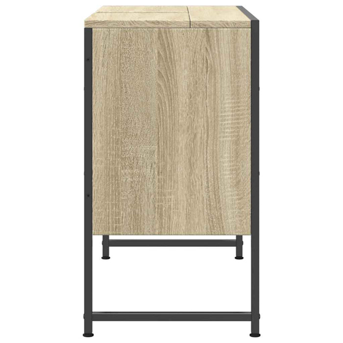 Dulap chiuveta de baie, stejar sonoma, 80x33x60cm lemn compozit - WALTI WALTI