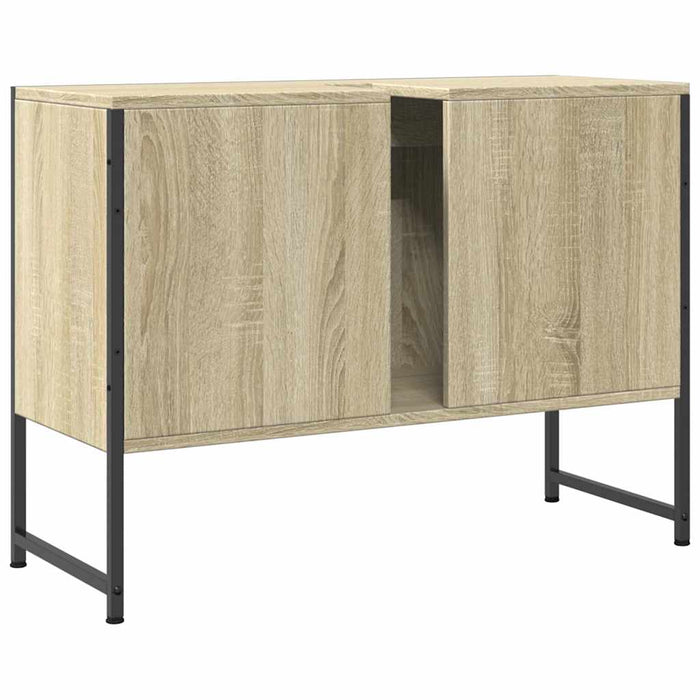 Dulap chiuveta de baie, stejar sonoma, 80x33x60cm lemn compozit - WALTI WALTI