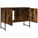 Dulap chiuveta de baie stejar fumuriu 80x33x60 cm lemn compozit - WALTI WALTI