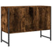 Dulap chiuveta de baie stejar fumuriu 80x33x60 cm lemn compozit - WALTI WALTI