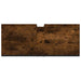 Dulap chiuveta de baie stejar fumuriu 80x33x60 cm lemn compozit - WALTI WALTI