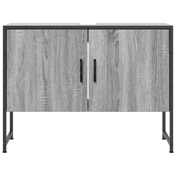 Dulap chiuveta de baie, gri sonoma, 80x33x60 cm, lemn compozit - WALTI WALTI