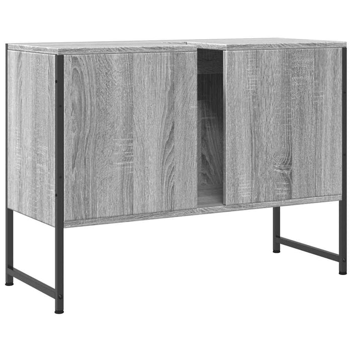 Dulap chiuveta de baie, gri sonoma, 80x33x60 cm, lemn compozit - WALTI WALTI